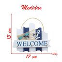 Ver imagem 2 de Porta Chaves Náutico Marinho Welcome