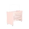 Berço Lua Encantada com Mosquiteiro e Rodízio Rosa - 3