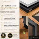 Ver imagem 4 de Mesa de Jantar Apartamento Estilo Industrial 100% MDF Compacta Sala Cozinha Moderna 100x60