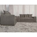 Ver imagem 2 de Sofá 2 e 3 Lugares Cinza 605 Porto