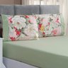 Jogo de Cama Forest Floral Verde/Rosê King Micropercal 200 Fios 03 Peças - 1
