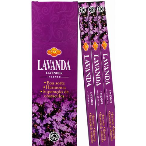 Kit 12 Incensos de Lavanda – Calmaria e Equilíbrio para o Ambiente