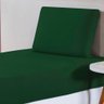 Jogo de Lençol Solteiro Malha 100% Algodão 2 Peças Cor Verde Bandeira - 2
