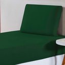 Ver imagem 2 de Jogo de Lençol Solteiro Malha 100% Algodão 2 Peças Cor Verde Bandeira