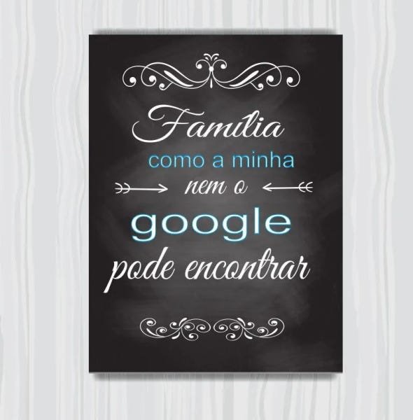 Quadro Decorativo Com Frases De Família 1 Peça 20x30 - 1