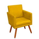 Ver imagem 4 de Kit 2 Poltronas Nina Luxo Suede Amarela - Adonai Estofados