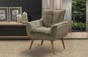 Ver imagem 2 de Kit 2 Poltronas Opala Luxo Capuccino Montanaris Decor