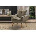 Ver imagem 2 de Kit 2 Poltronas Opala Luxo Capuccino Montanaris Decor