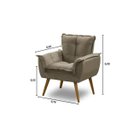 Ver imagem 4 de Kit 2 Poltronas Opala Luxo Capuccino Montanaris Decor