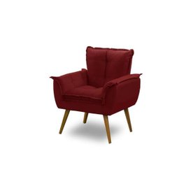 Kit 2 Poltronas Opala Luxo Vermelho - Adonai Estofados - 3