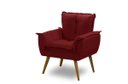 Ver imagem 3 de Kit 2 Poltronas Opala Luxo Vermelho - Adonai Estofados