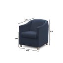 Ver imagem 4 de Kit 2 Poltronas Bia Luxo Suede Azul - Adonai Estofados