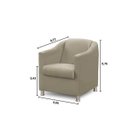 Ver imagem 4 de Kit 2 Poltronas Bia Luxo Suede Bege Capuccino Claro - Adonai Estofados