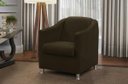 Ver imagem 2 de Kit 2 Poltronas Bia Luxo Suede Marrom - Adonai Estofados