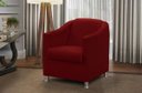Ver imagem 2 de Kit 2 Poltronas Bia Luxo Suede Vermelho - Adonai Estofados
