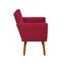 Ver imagem 5 de Poltrona Decorativa Nina Luxo Vermelha - Adonai Estofados