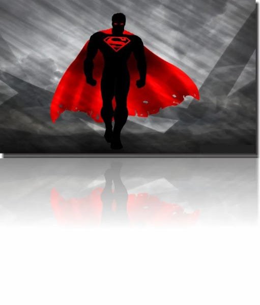 Quadro Decorativo Super Homem 1 peça - 1