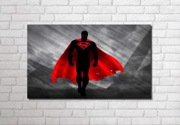 Quadro Decorativo Super Homem 1 peça - 2