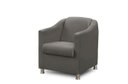 Ver imagem 2 de Poltrona Decorativa Bia Luxo Suede Cinza - ADONAI ESTOFADOS