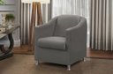Ver imagem 1 de Poltrona Decorativa Bia Luxo Suede Cinza - ADONAI ESTOFADOS