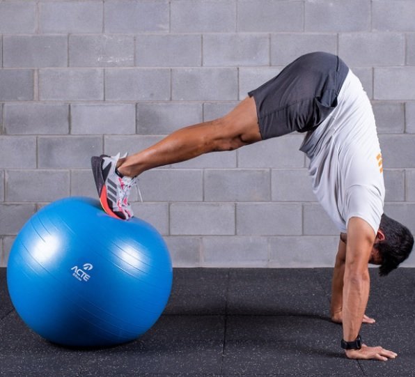 Bola de Pilates Azul 65cm - C/ Bomba de Ar -t9 - Acte Sports:azul/único - 6