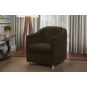 Ver imagem 1 de Poltrona Decorativa Bia Luxo Suede Marrom - ADONAI ESTOFADOS