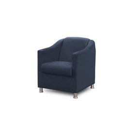 Poltrona Bia Luxo Suede Azul - ADONAI ESTOFADOS - 3