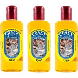 Desinfetante Perfumador Concentrado de Ambiente Coala 120ml - Cravo e Canela