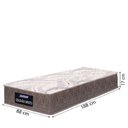 Ver imagem 4 de Cama Box Solteiro Gazin Colchão com Espuma 88x188x55cm Camboriu Marrom-suporta até 120 Kg por