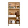 Armário para Cozinha Pequena 4 Portas 1 Gaveta 90 Cm Freijó Off White Cristal Erva Doce Nicioli - 3