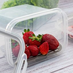 Pote Hermético com Trava Fácil e Escorredor Interno 500ml - Plasútil - 3
