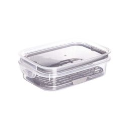 Pote Hermético com Trava Fácil e Escorredor Interno 500ml - Plasútil - 1