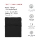 Ver imagem 3 de Lençol Queen Elastico Preto Algodao Egipcio 300 Fios Acetinado