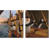 Quadro decorativo filme os pinguins de madagascar para quartos e salas 2 peças - 1