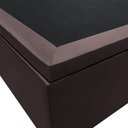 Ver imagem 5 de Base Box Baú para Cama Casal 138x188cm Liz S05 Sintético Marrom - Mpozenato