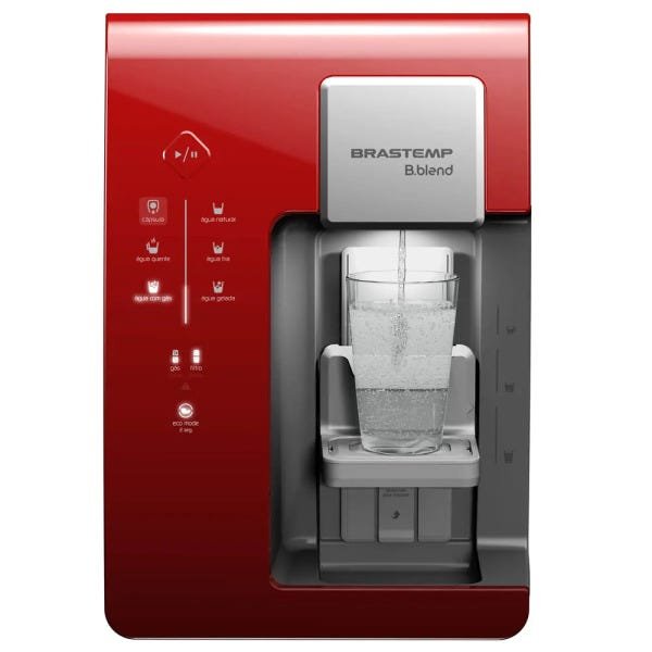 Máquina de Bebidas Brastemp B.blend com purificador - Vermelho - BPG40CV - BPG40CV - 9