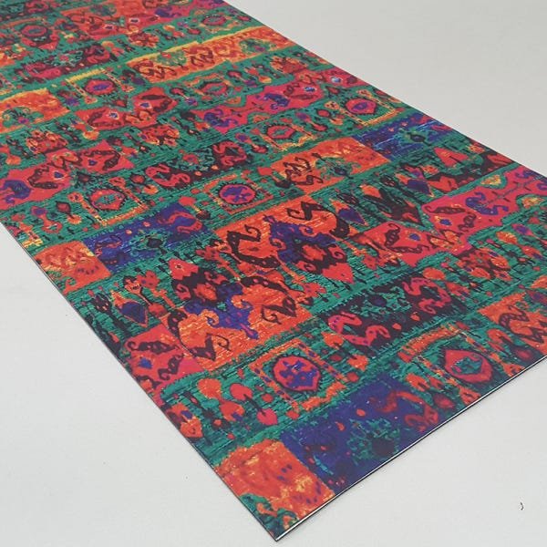 Tapete Passadeira de Cozinha Shai Antiderrapante-Vermelho-60x200 - 6