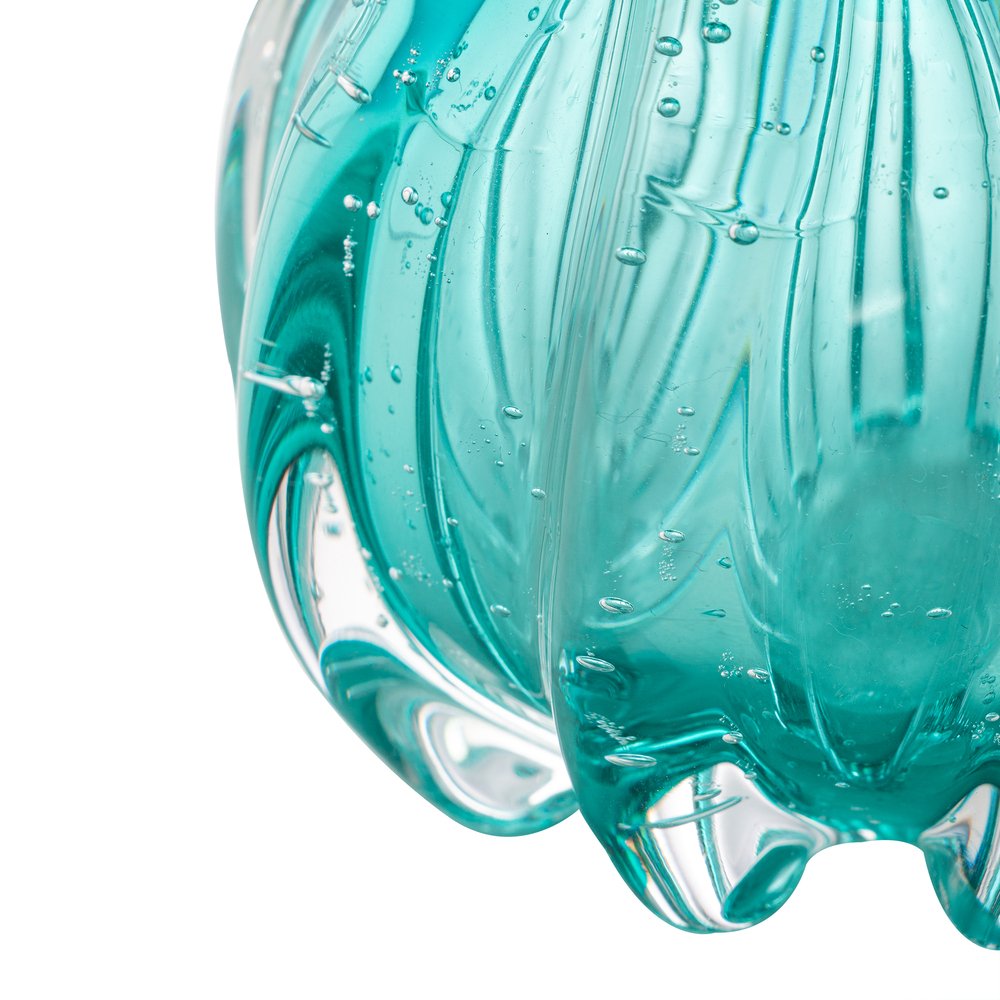 Vaso de Vidro Murano Italy Tiffany 11x10cm Lyor - 3