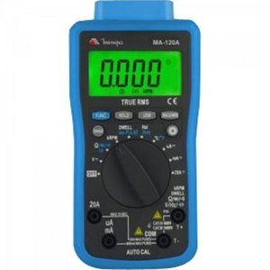 Multimetro Automotivo Ma-120a Azul Minipa