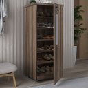 Ver imagem 1 de Sapateira Multi Uso 1 Porta 1421 Ilan Noce Málaga