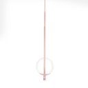 Ver imagem 5 de Pendente Lustre On Loop Rosé com Globo de Vidro Branco