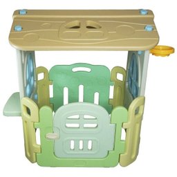 Casinha Infantil Plástico Playground Brinquedo Criança com Cesta Basquete Importway BW-054 - 5