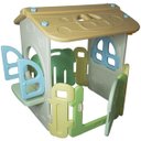 Ver imagem 3 de Casinha Infantil Plástico Playground Brinquedo Criança com Cesta Basquete Importway BW-054