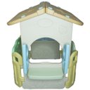 Ver imagem 6 de Casinha Infantil Plástico Playground Brinquedo Criança com Cesta Basquete Importway BW-054
