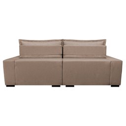 Sofá Retrátil e Reclinável com Molas Cama Inbox Premium 2,12M Tecido em Linho Bege Escuro - 7 Sofá Retrátil e Reclinável com Molas Cama Inbox Premium 2,12M Tecido em Linho Bege Escuro - 7