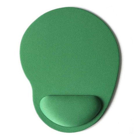 Mouse Pad Ergonômico Confort com Apoio de Punho Silicone em Gel Antiderrapante Colorido:verde