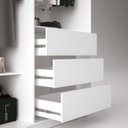Ver imagem 7 de Guarda Roupa Modulado de Canto 4 Portas 3 Peças Decor Branco
