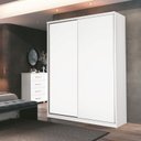 Ver imagem 5 de Guarda Roupa Modulado de Canto 4 Portas 3 Peças Decor Branco