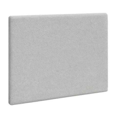 Cabeceira Cama Box Casal 140 cm Parise Bouclé Cinza Claro - Nexta Casa