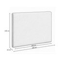 Ver imagem 2 de Cabeceira Cama Box Casal 140 cm Parise Bouclé Cinza Claro - Nexta Casa